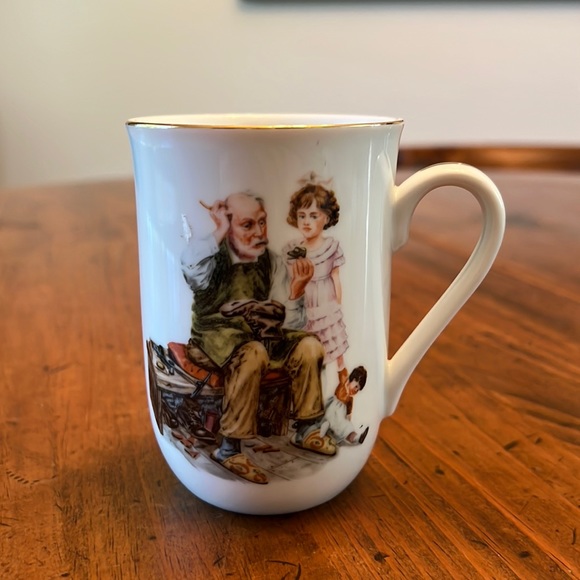 “The Cobbler” - Norman Rockwell Museum Collections, Inc. Mug - 1986 - Picture 1 of 10